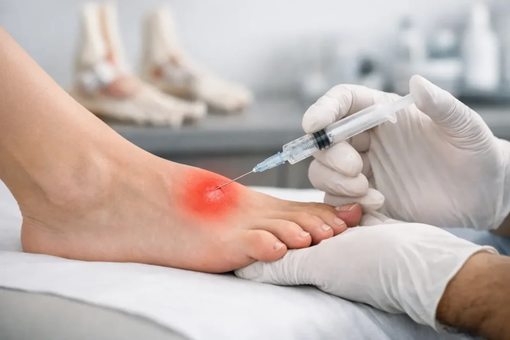 How Foot Injections Relieve Inflammation