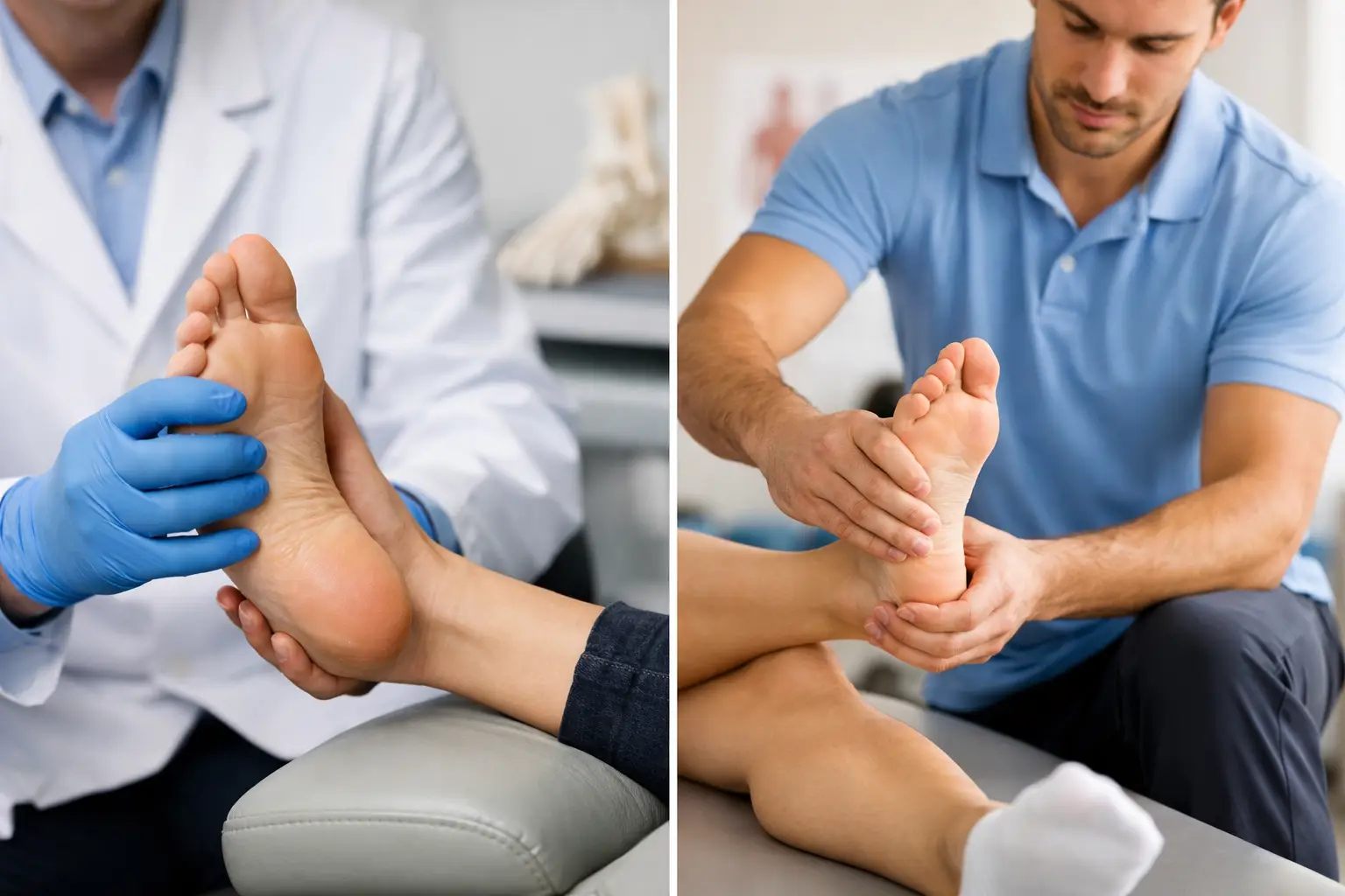 Podiatrist vs Physiotherapist for Foot Pain Care